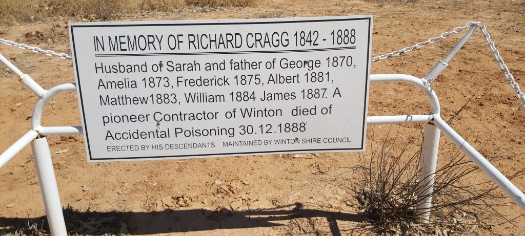 Richard Cragg’s grave